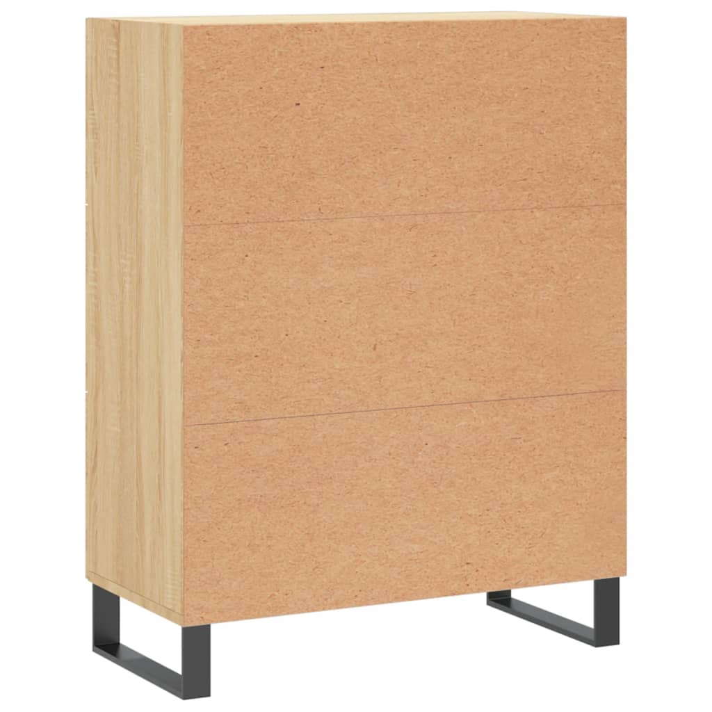 Skjenk sonoma eik 69,5x34x90 cm konstruert tre