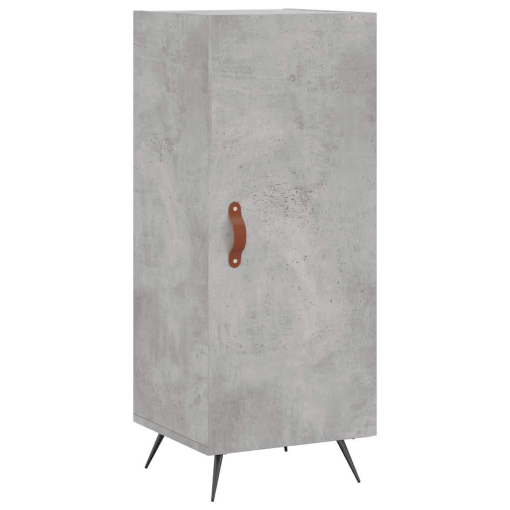 Skjenk betonggrå 34,5x34x90 cm konstruert tre