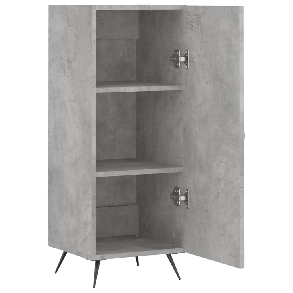 Skjenk betonggrå 34,5x34x90 cm konstruert tre