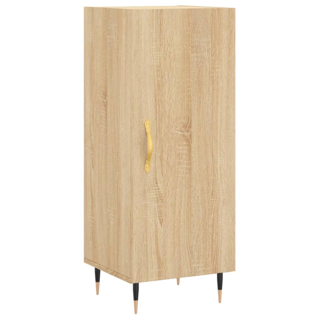 Skjenk sonoma eik 34,5x34x90 cm konstruert tre