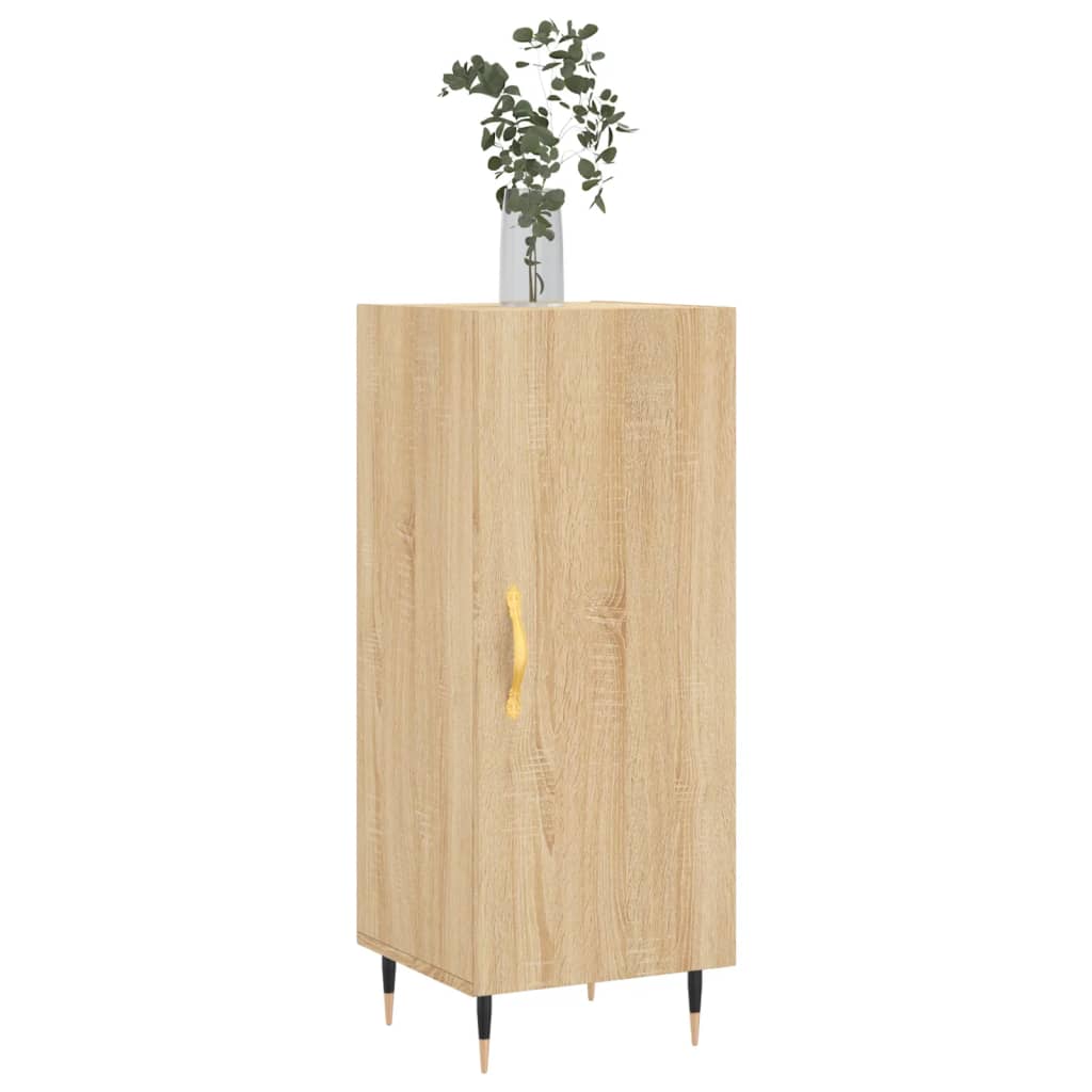 Skjenk sonoma eik 34,5x34x90 cm konstruert tre