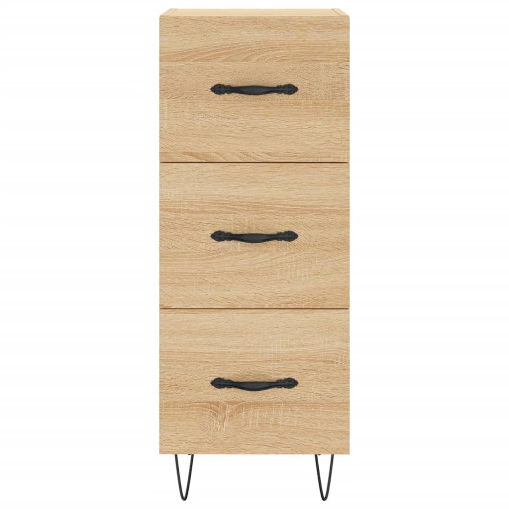 Skjenk sonoma eik 34,5x34x90 cm konstruert tre