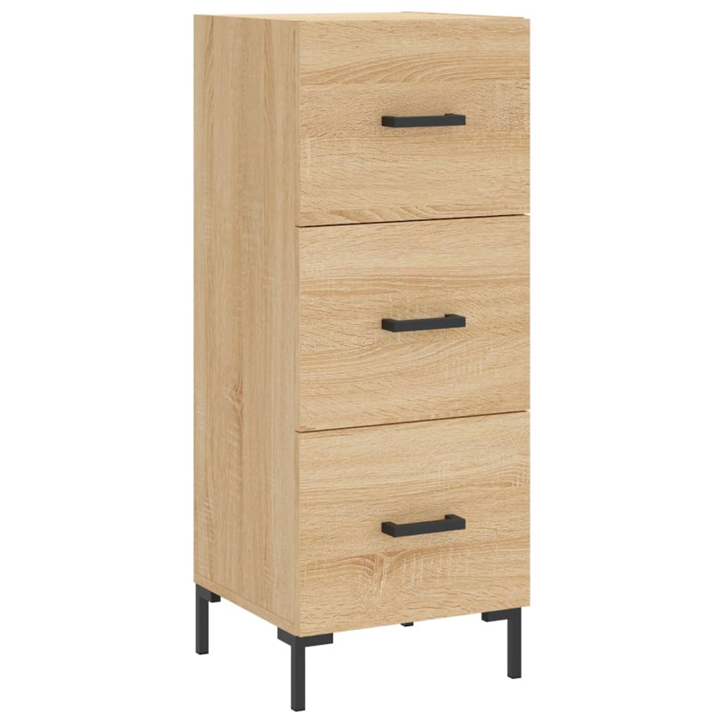 Skjenk sonoma eik 34,5x34x90 cm konstruert tre