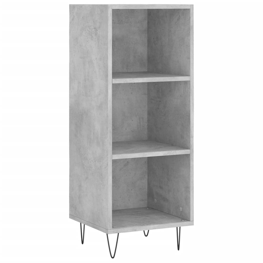 Skjenk betonggrå 34,5x32,5x90 cm konstruert tre