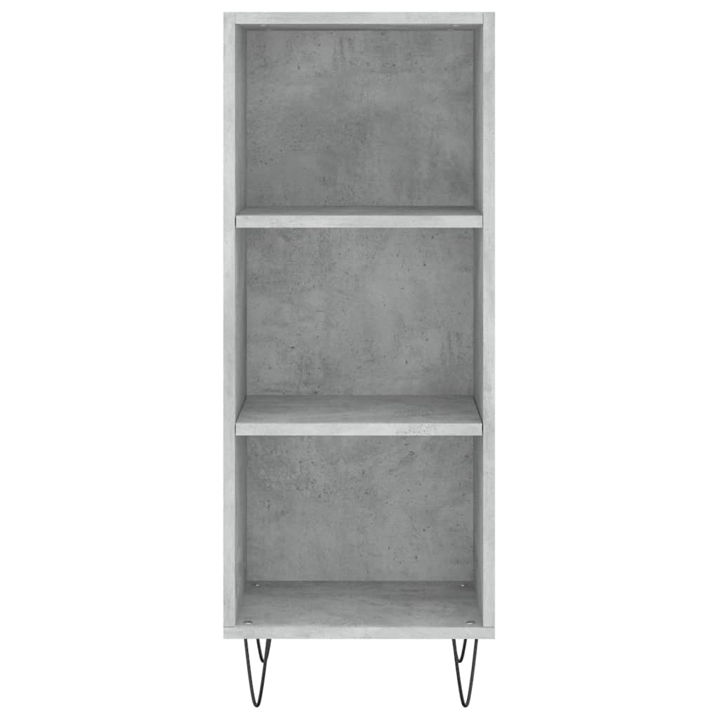 Skjenk betonggrå 34,5x32,5x90 cm konstruert tre