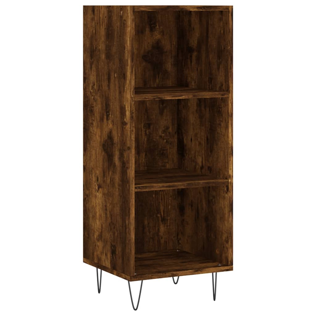 Skjenk røkt eik 34,5x32,5x90 cm konstruert tre