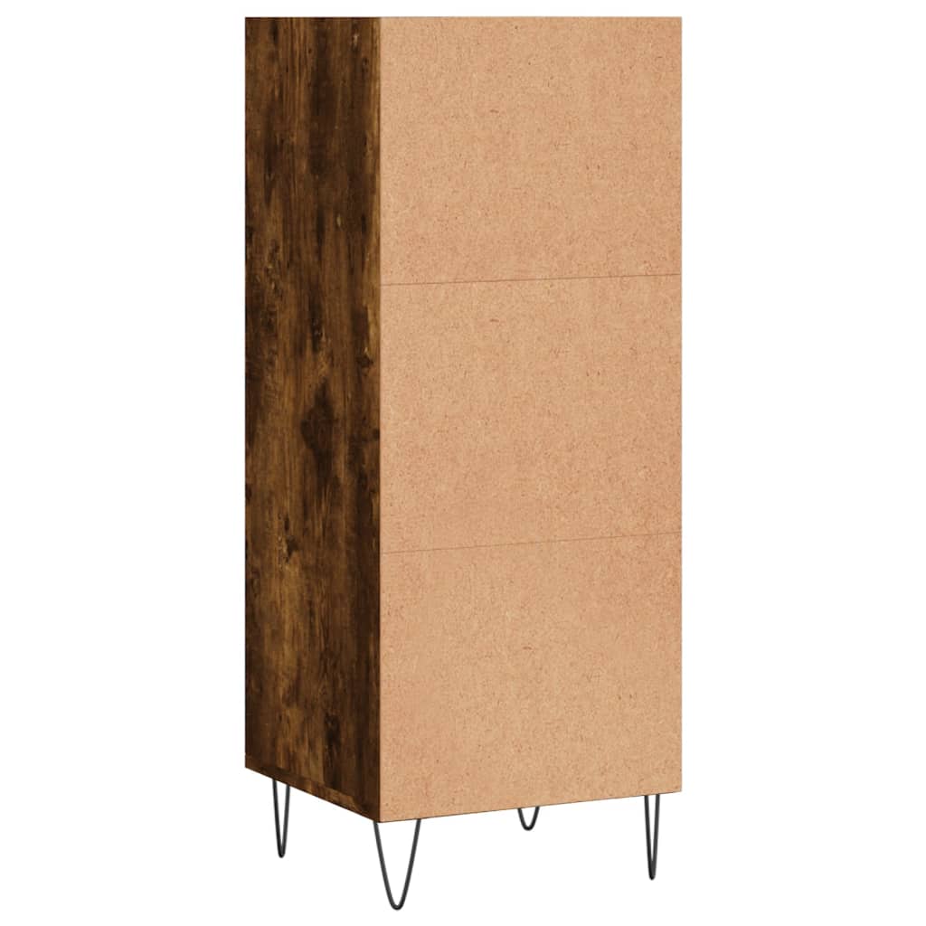 Skjenk røkt eik 34,5x32,5x90 cm konstruert tre
