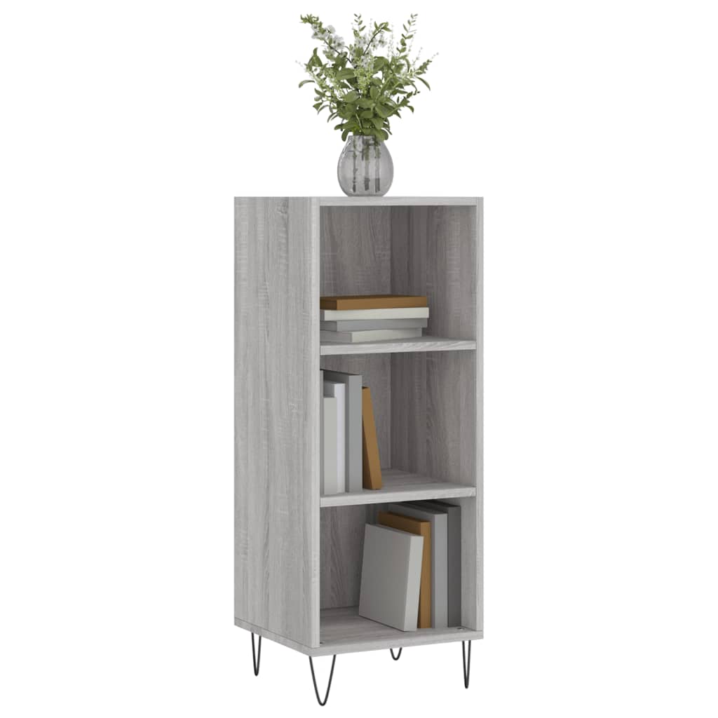Skjenk grå sonoma 34,5x32,5x90 cm konstruert tre