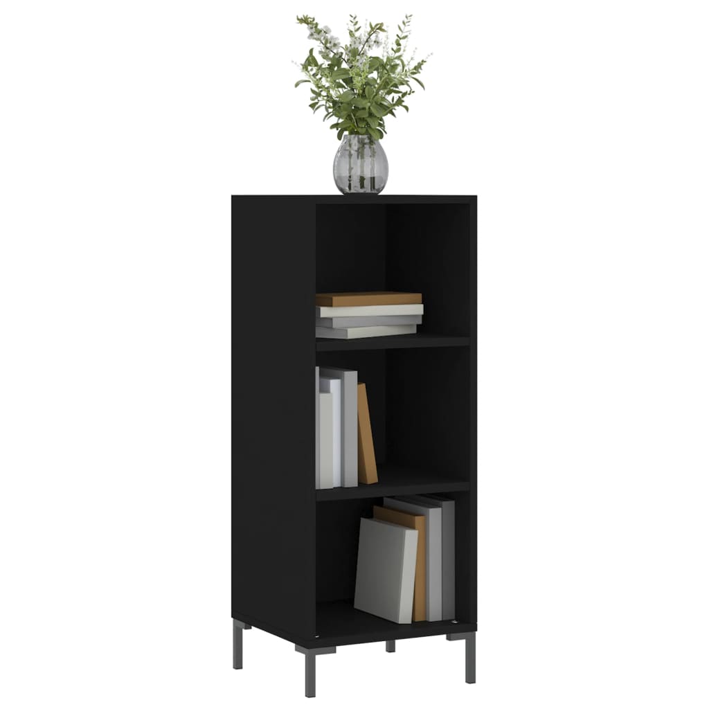 Skjenk svart 34,5x32,5x90 cm konstruert tre