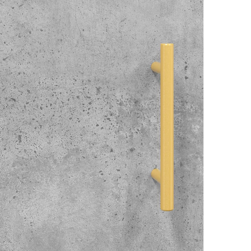 Skjenk betonggrå 34,5x34x90 cm konstruert tre