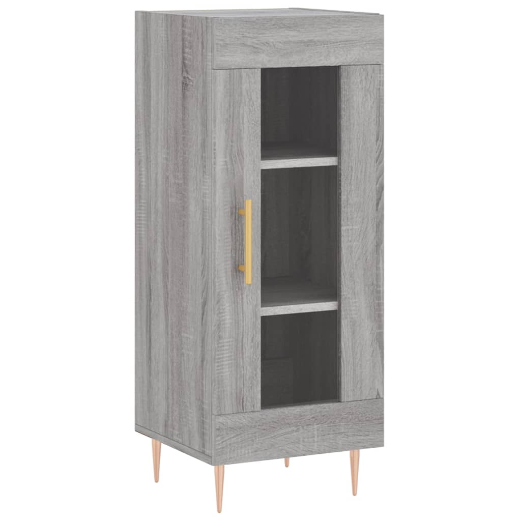 Skjenk grå sonoma 34,5x34x90 cm konstruert tre