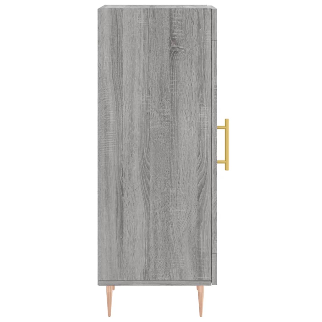 Skjenk grå sonoma 34,5x34x90 cm konstruert tre