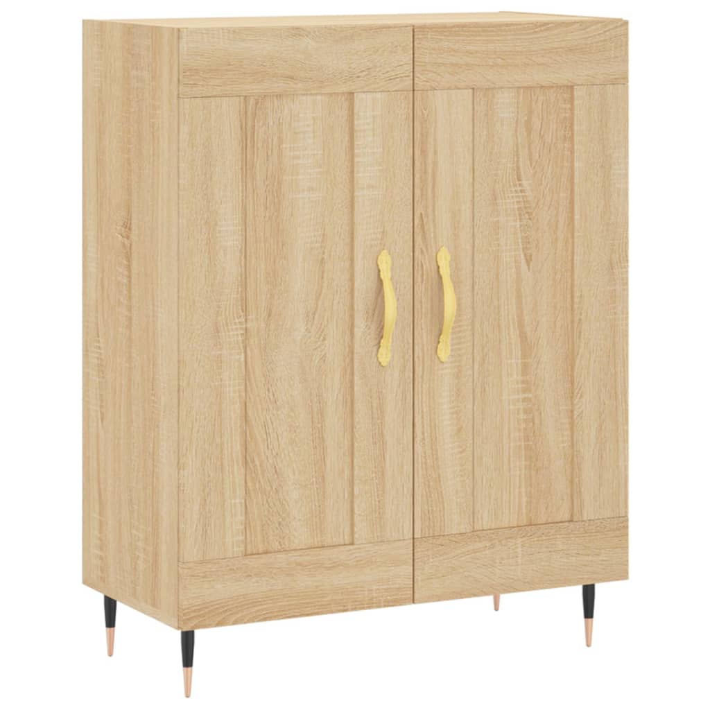 Skjenk sonoma eik 69,5x34x90 cm konstruert tre vidaXL