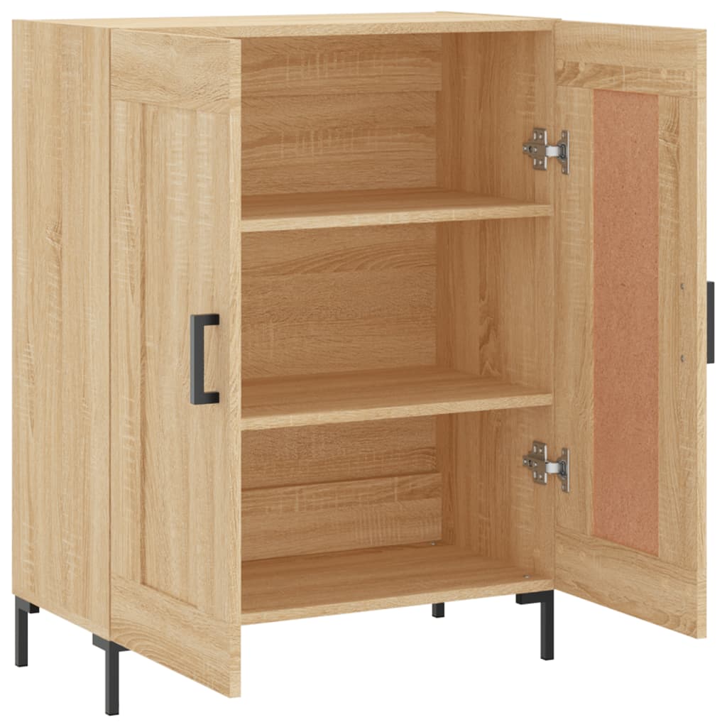Skjenk sonoma eik 69,5x34x90 cm konstruert tre