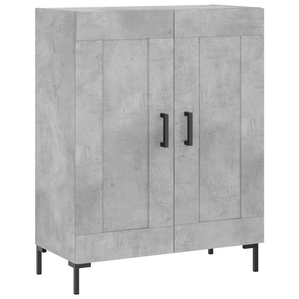 Skjenk betonggrå 69,5x34x90 cm konstruert tre