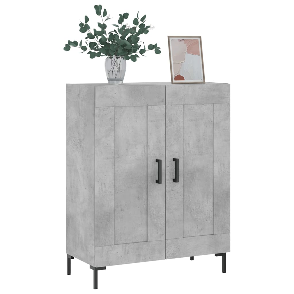 Skjenk betonggrå 69,5x34x90 cm konstruert tre