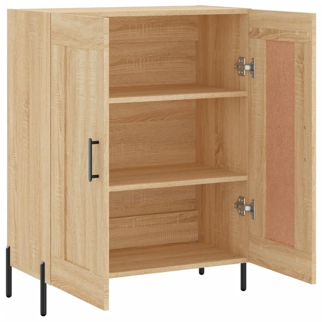 Skjenk sonoma eik 69,5x34x90 cm konstruert tre vidaXL