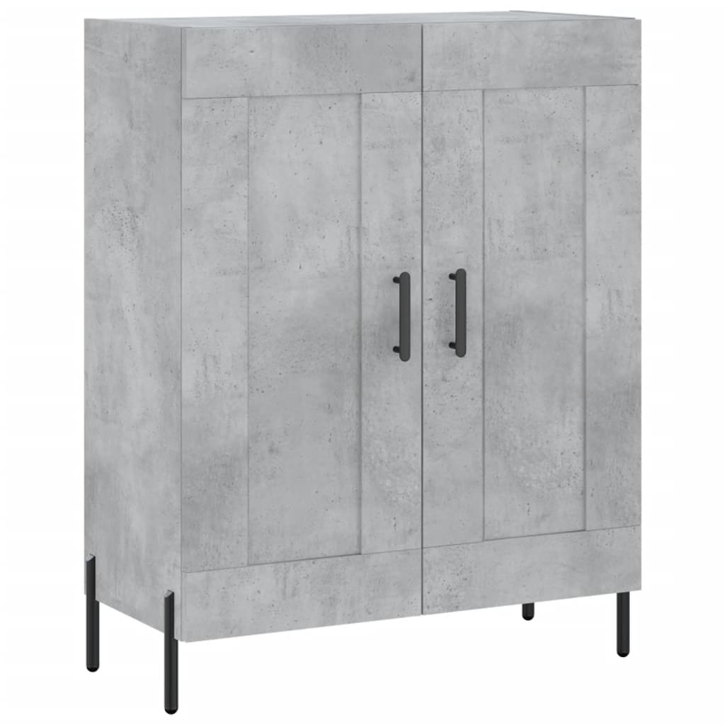 Skjenk betonggrå 69,5x34x90 cm konstruert tre