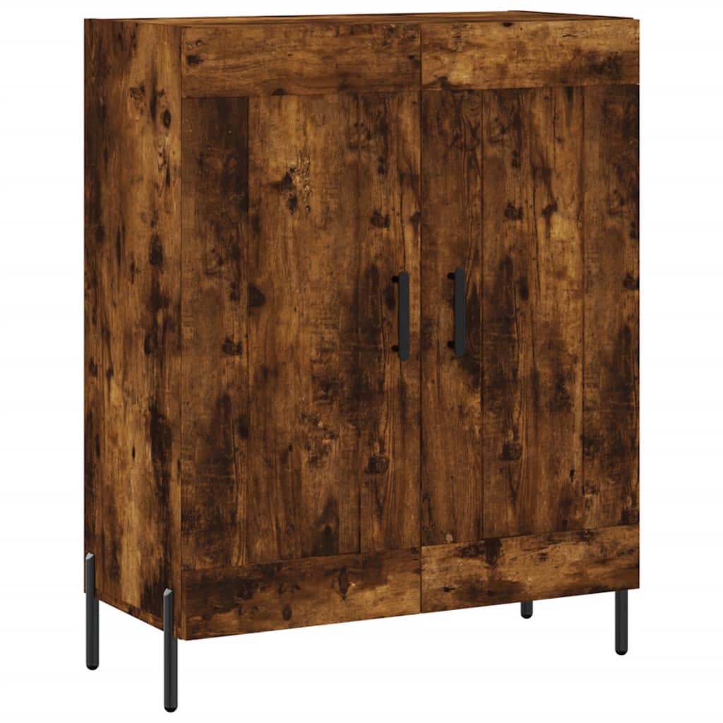 Skjenk røkt eik 69,5x34x90 cm konstruert tre