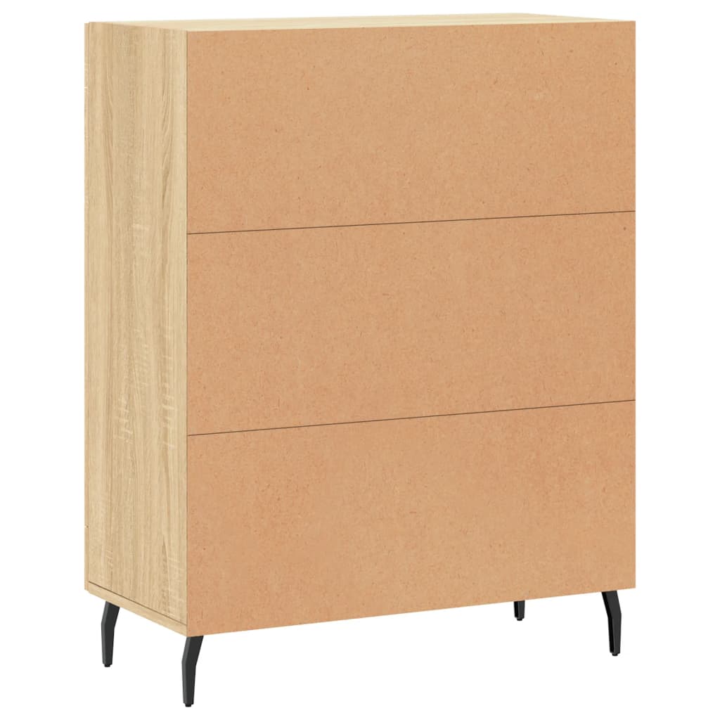 Skjenk sonoma eik 69,5x34x90 cm konstruert tre