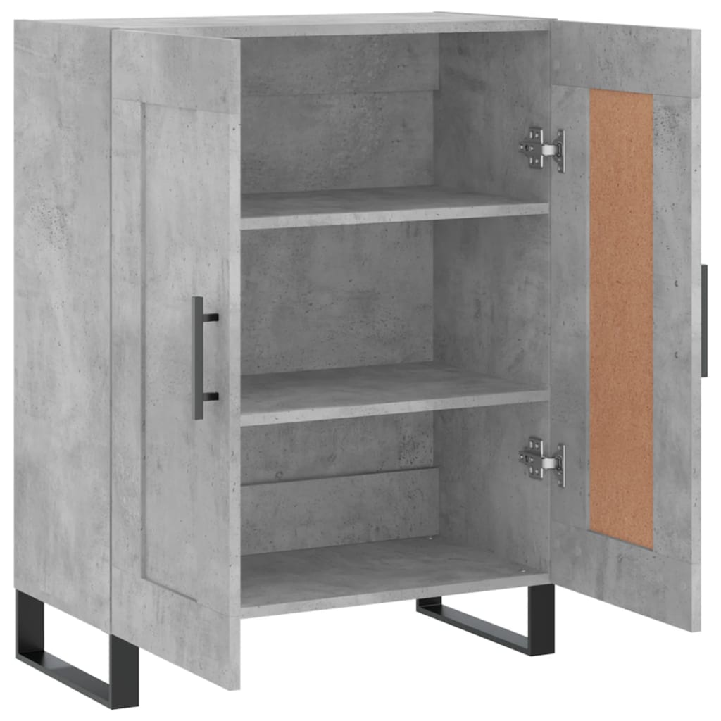 Skjenk betonggrå 69,5x34x90 cm konstruert tre