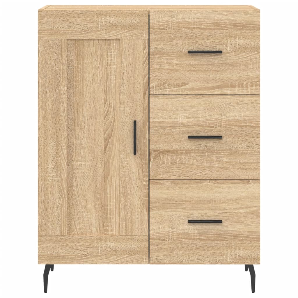 Skjenk sonoma eik 69,5x34x90 cm konstruert tre