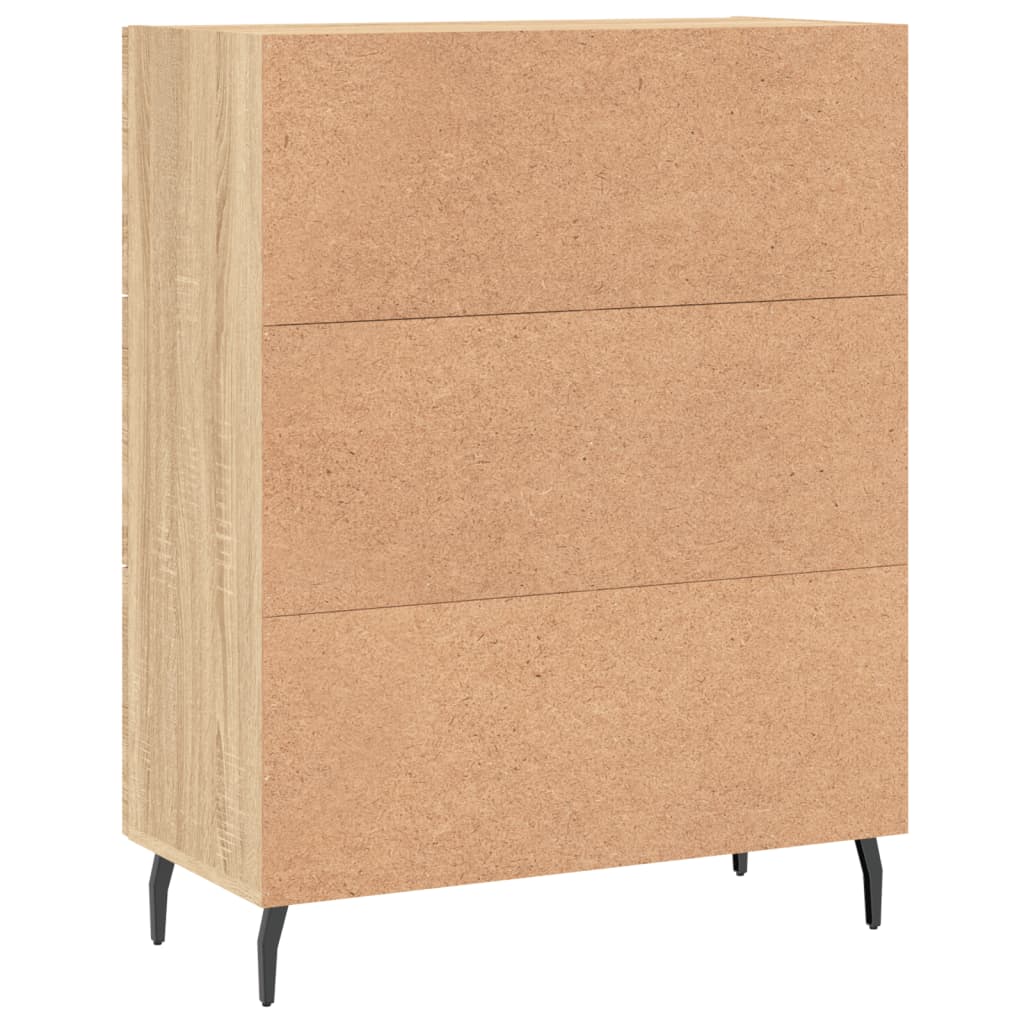 Skjenk sonoma eik 69,5x34x90 cm konstruert tre