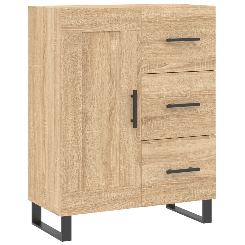 Skjenk sonoma eik 69,5x34x90 cm konstruert tre