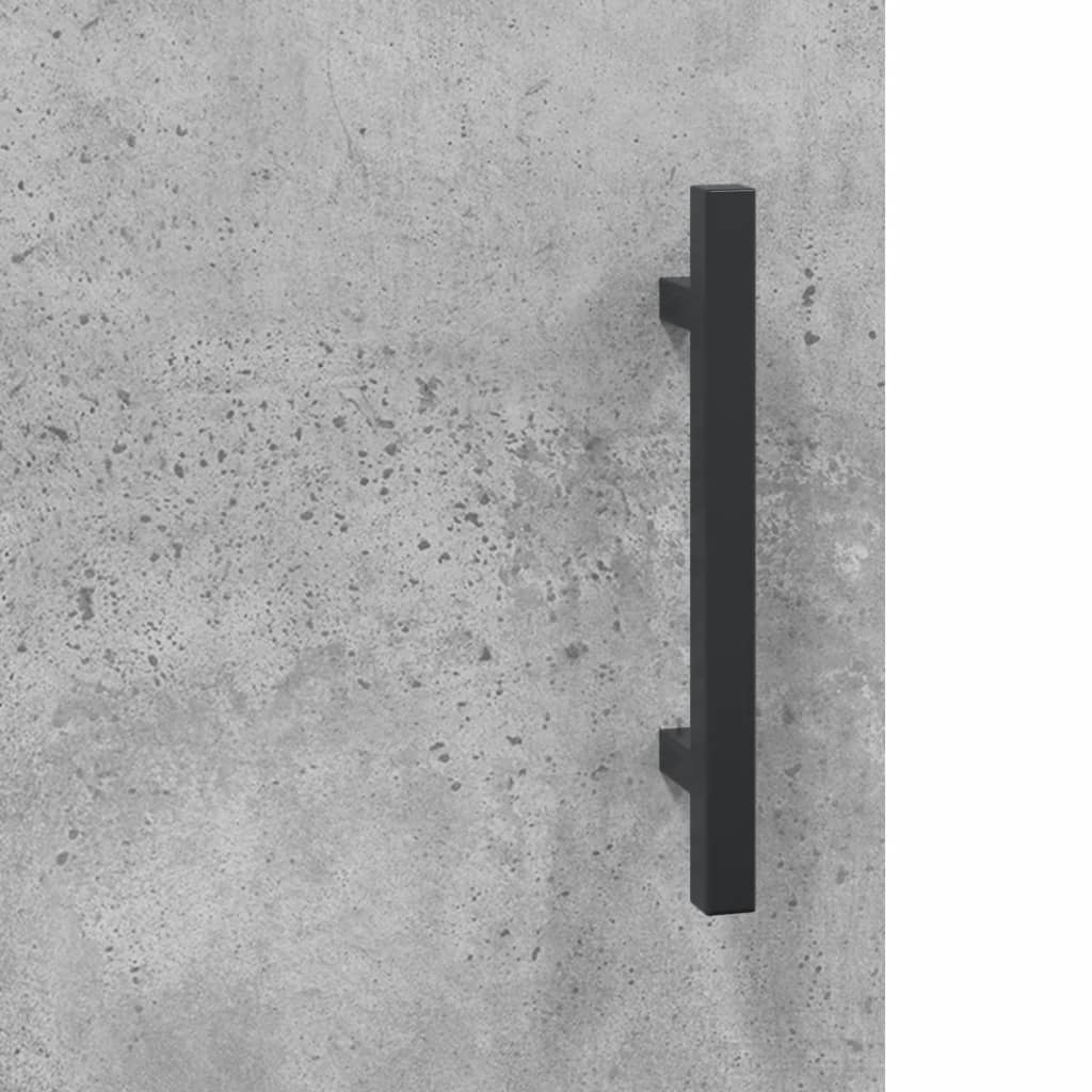 Skjenk betonggrå 69,5x34x90 cm konstruert tre