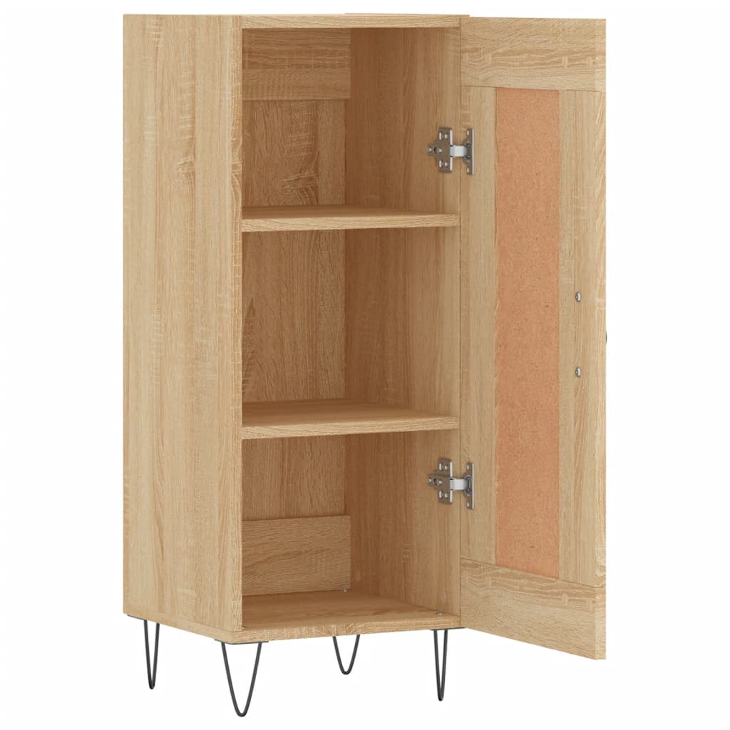 Skjenk sonoma eik 34,5x34x90 cm konstruert tre