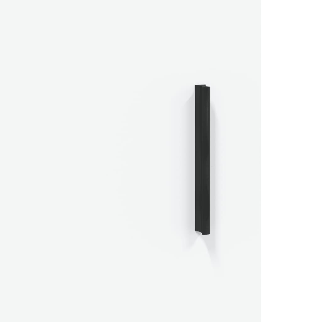 Skjenk hvit 34,5x34x90 cm konstruert tre
