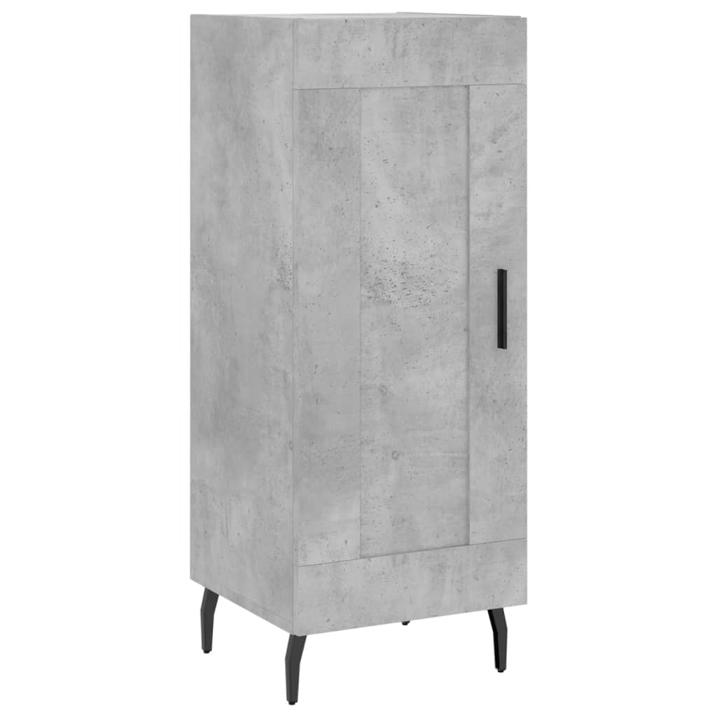 Skjenk betonggrå 34,5x34x90 cm konstruert tre