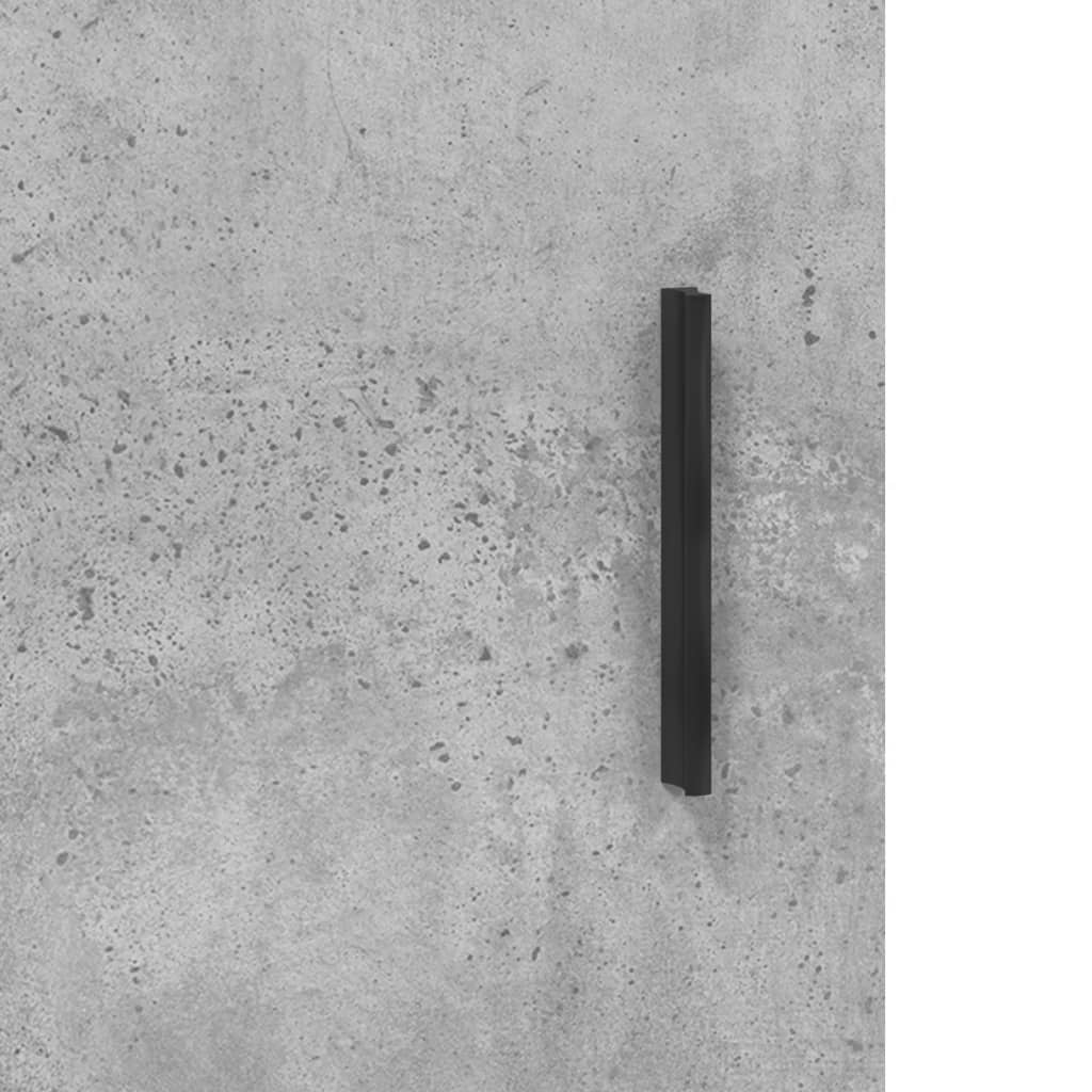 Skjenk betonggrå 34,5x34x90 cm konstruert tre