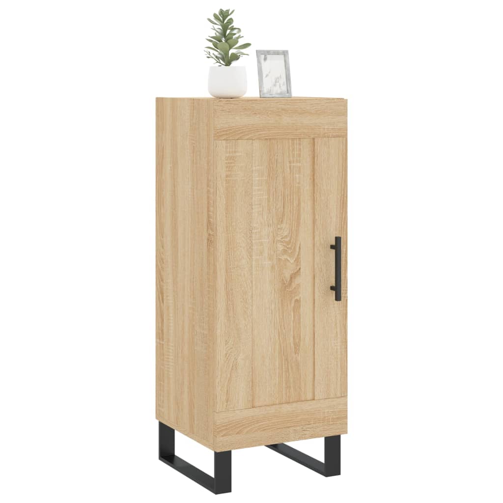 Skjenk sonoma eik 34,5x34x90 cm konstruert tre