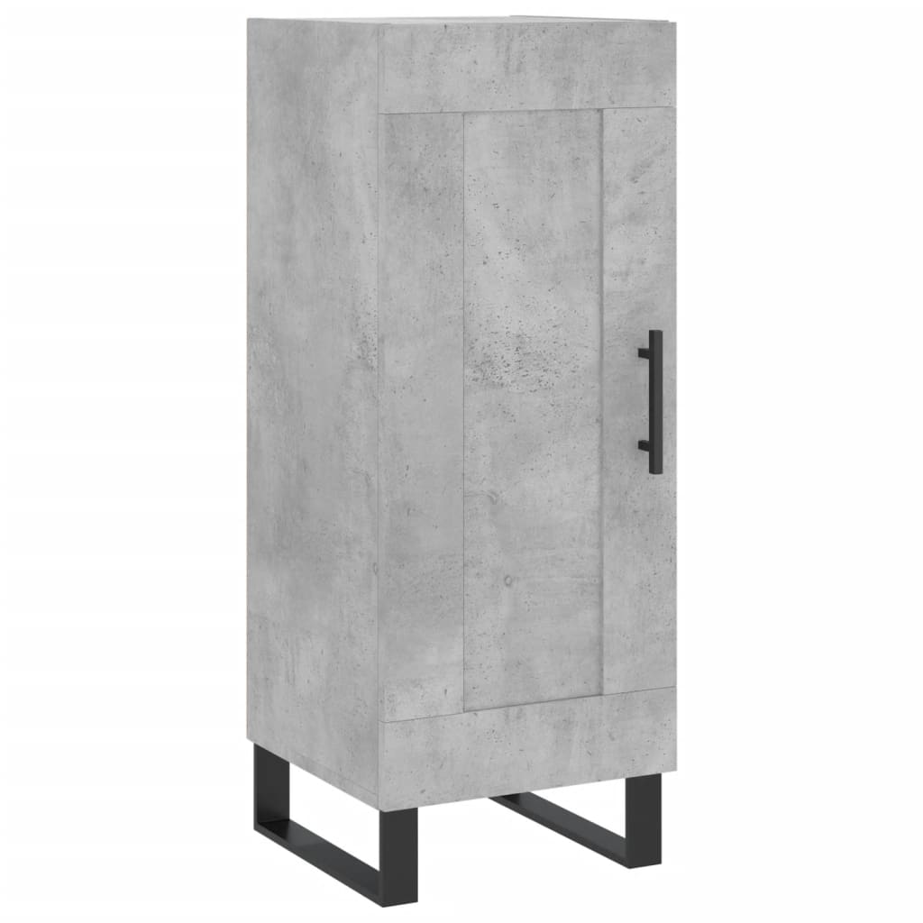 Skjenk betonggrå 34,5x34x90 cm konstruert tre