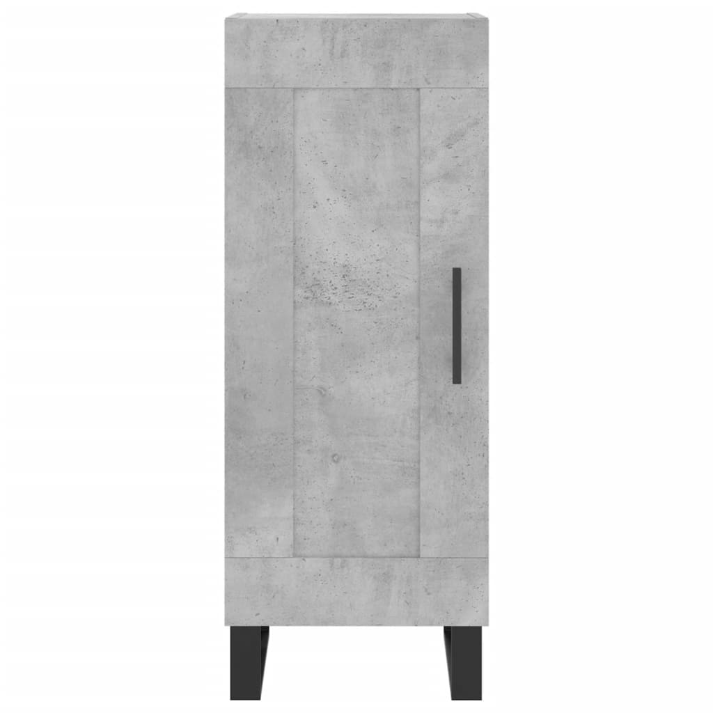 Skjenk betonggrå 34,5x34x90 cm konstruert tre