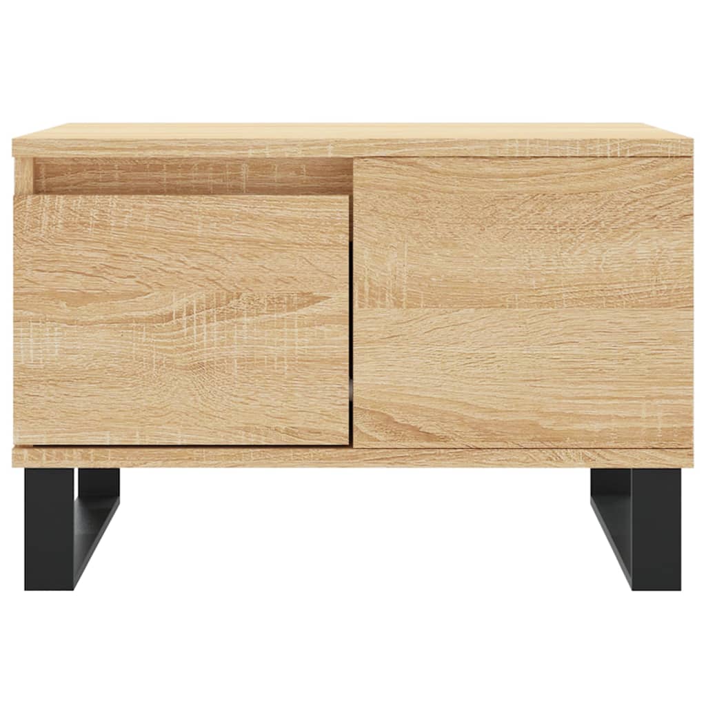 Salongbord sonoma eik 55x55x36,5 cm konstruert tre