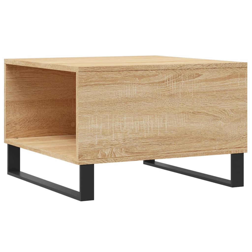 Salongbord sonoma eik 55x55x36,5 cm konstruert tre