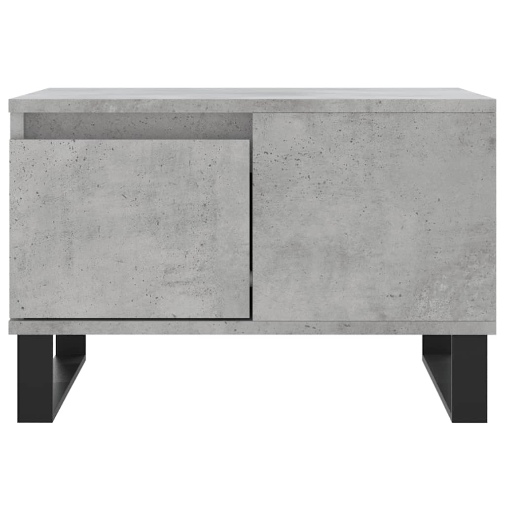 Salongbord betonggrå 55x55x36,5 cm konstruert tre