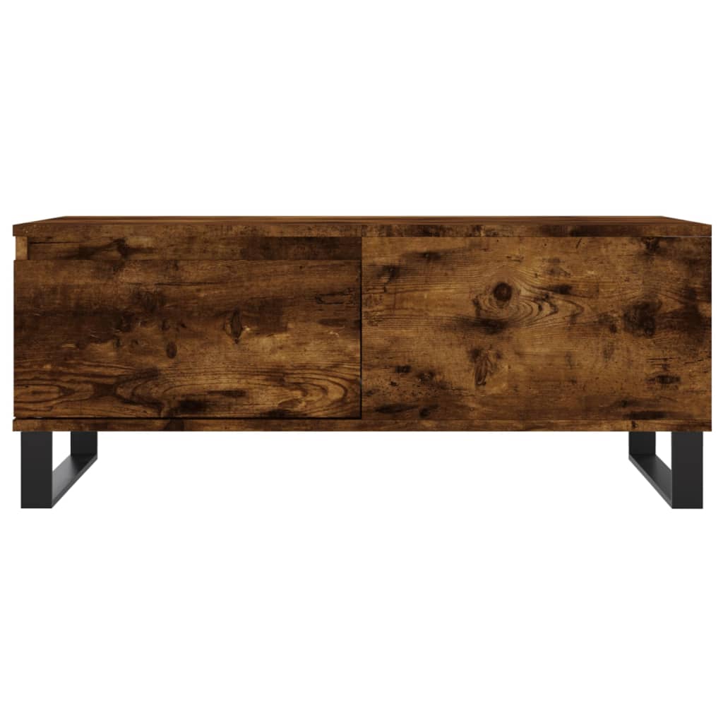 Salongbord røkt eik 90x50x36,5 cm konstruert tre
