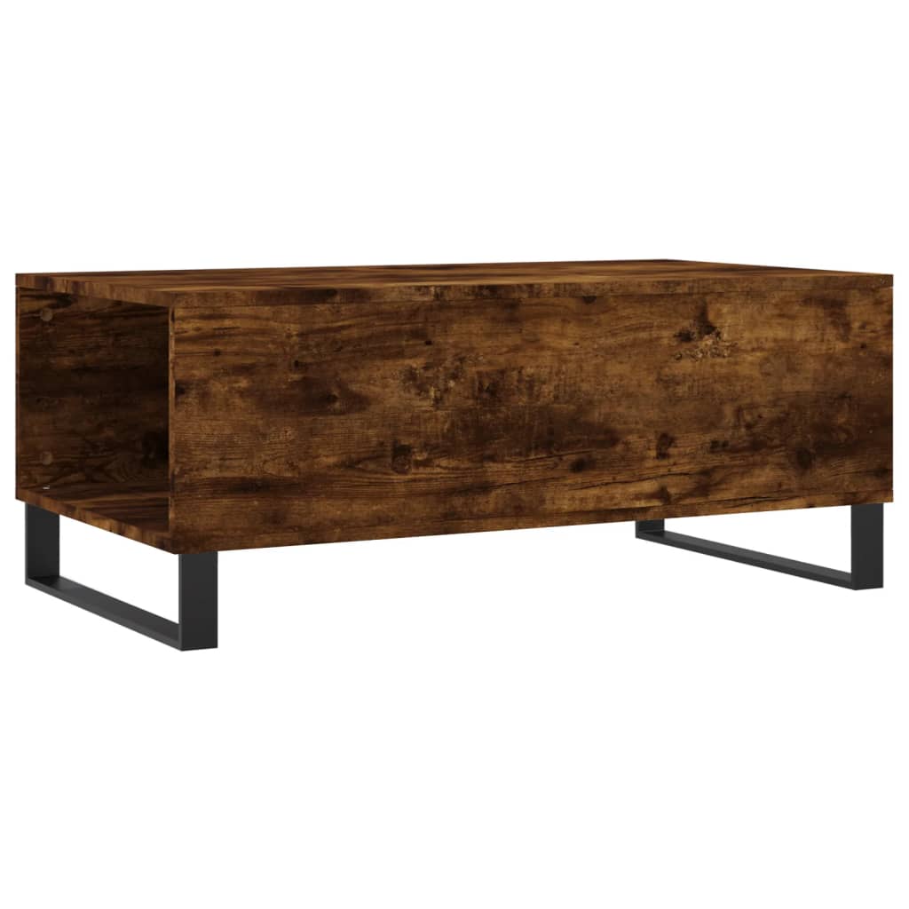 Salongbord røkt eik 90x50x36,5 cm konstruert tre
