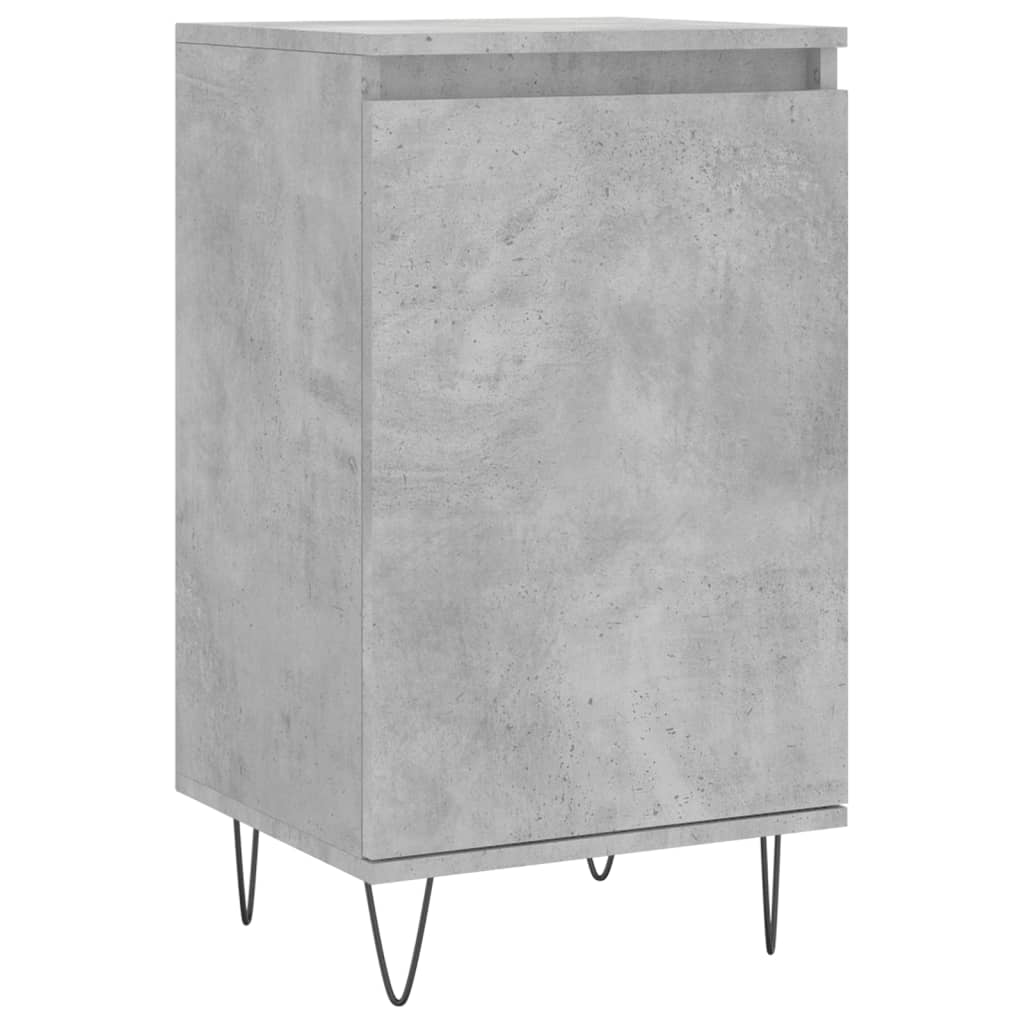 Skjenk betonggrå 40x35x70 cm konstruert tre