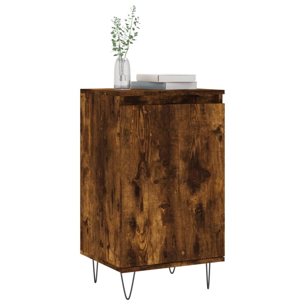 Skjenk røkt eik 40x35x70 cm konstruert tre