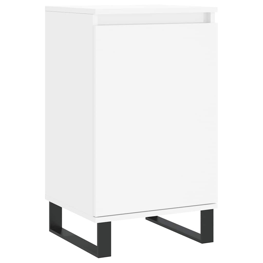 Skjenk hvit 40x35x70 cm konstruert tre