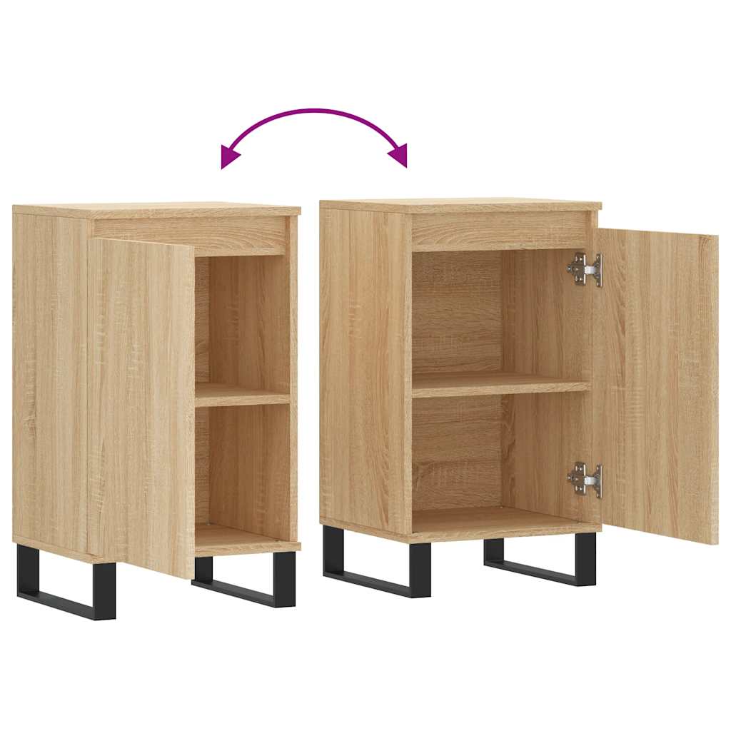 Skjenk sonoma eik 40x35x70 cm konstruert tre