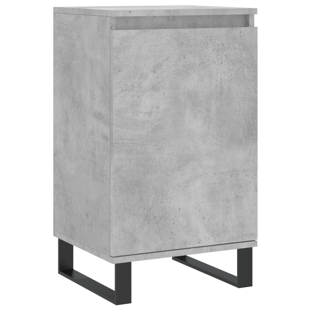 Skjenk betonggrå 40x35x70 cm konstruert tre