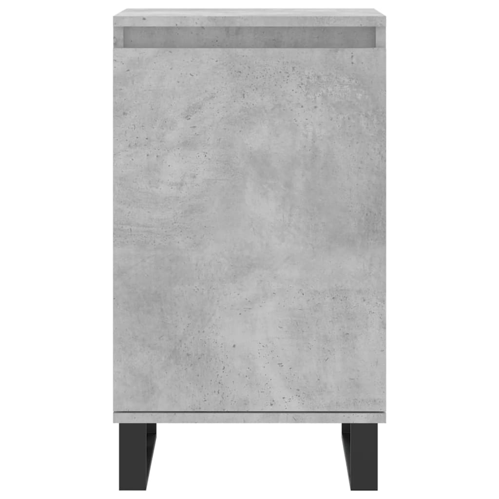 Skjenk betonggrå 40x35x70 cm konstruert tre