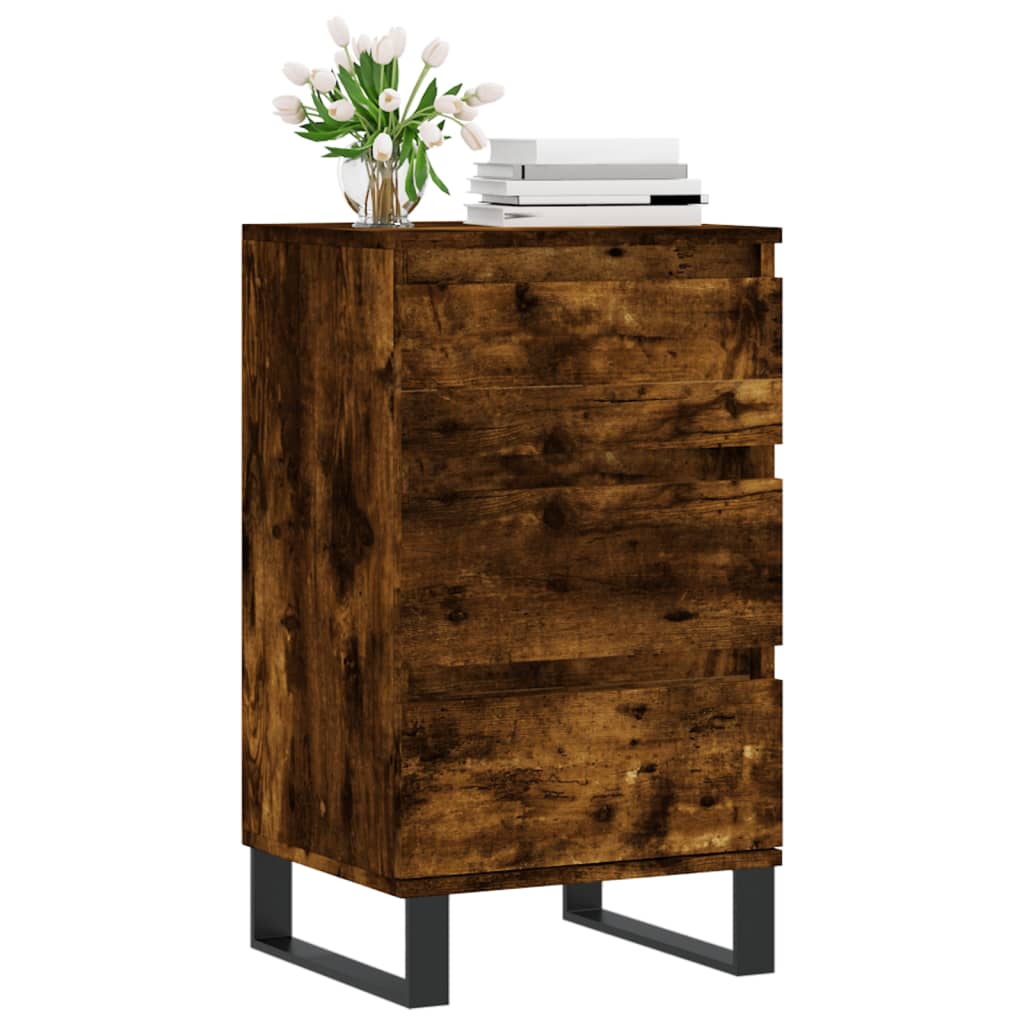 Skjenk røkt eik 40x35x70 cm konstruert tre