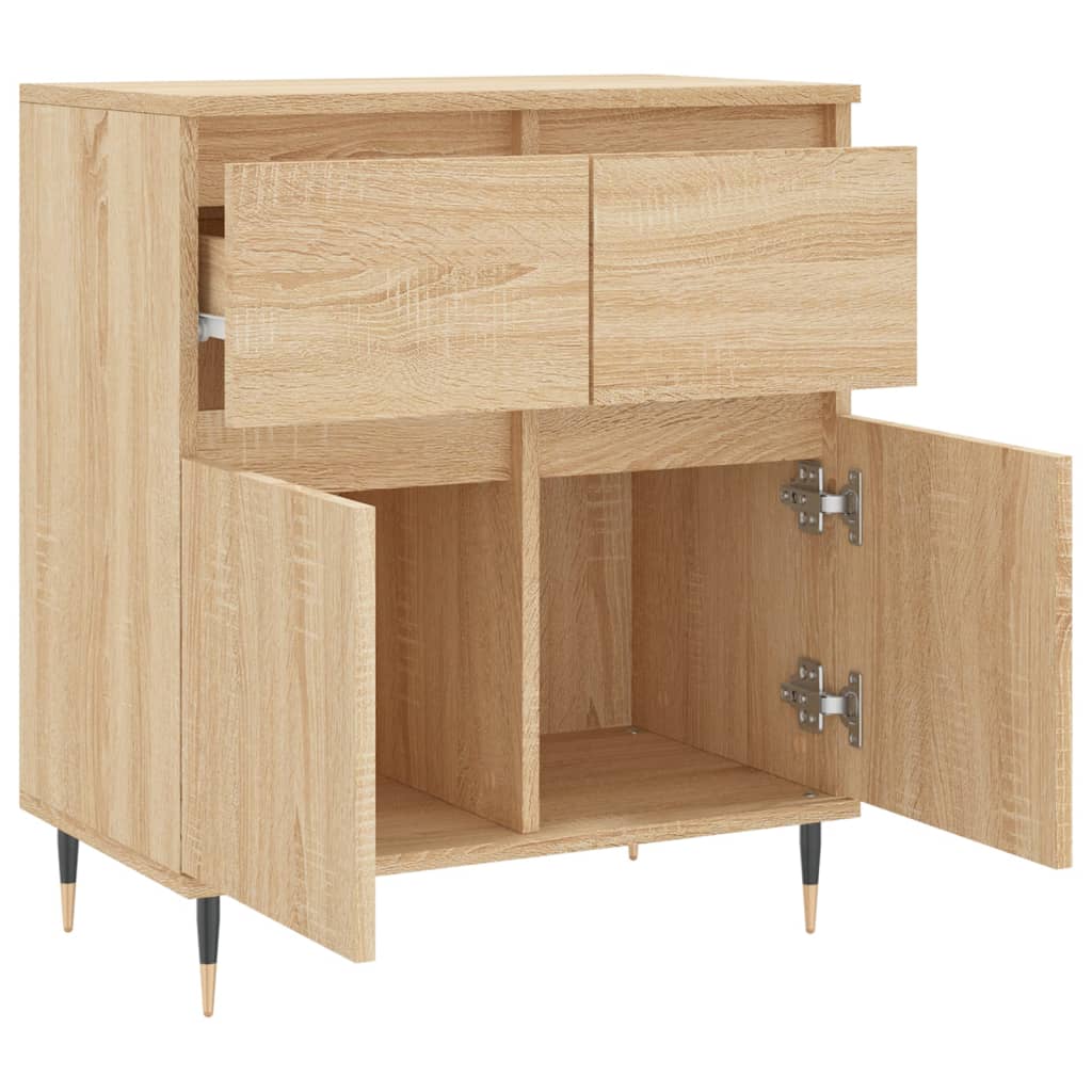 Skjenk sonoma eik 60x35x70 cm konstruert tre