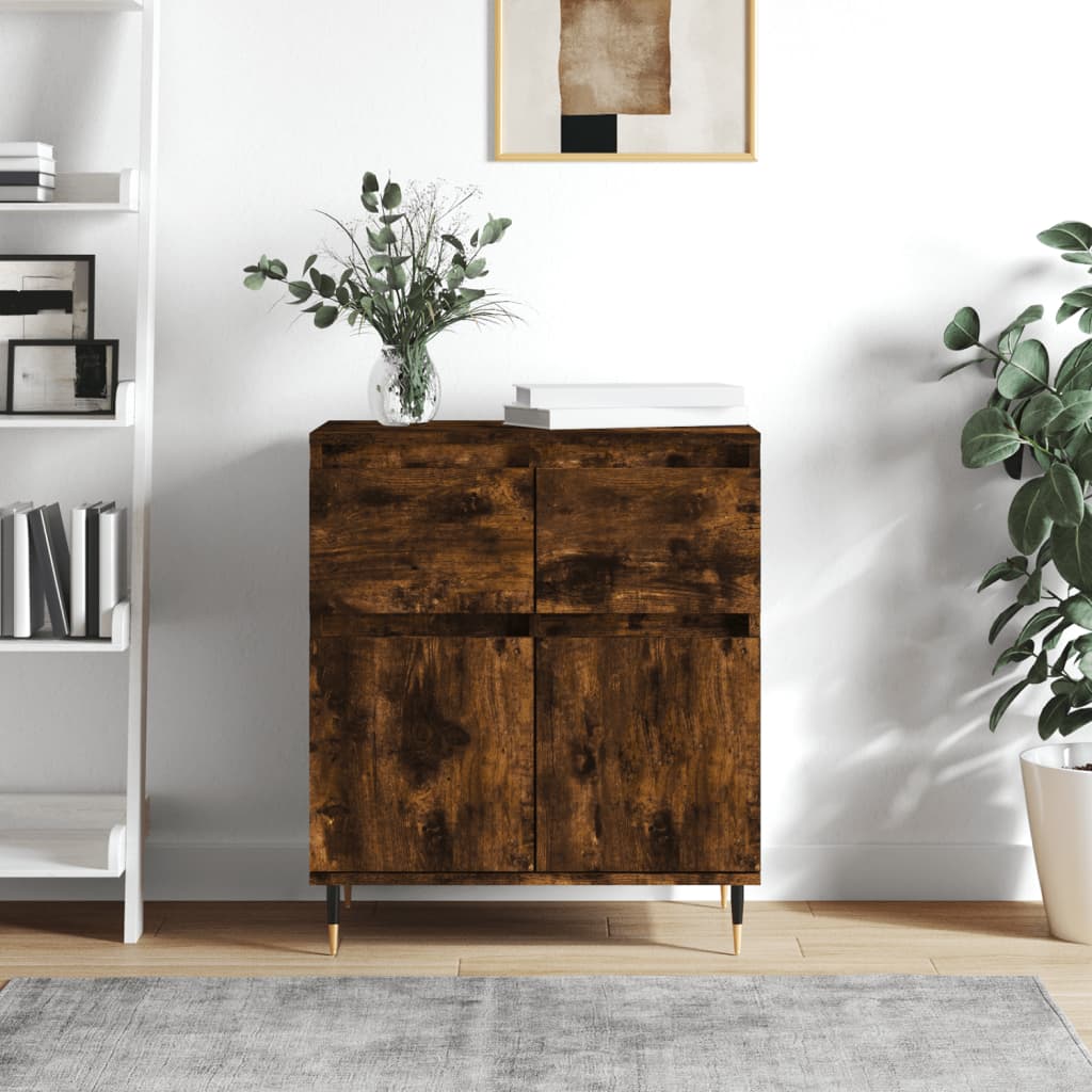 Skjenk røkt eik 60x35x70 cm konstruert tre